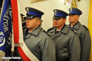 Poczet sztandarowy Lubuskiej Policji