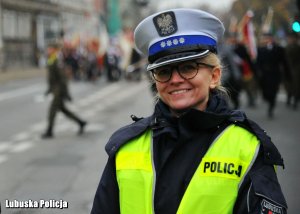 Policjantka ruchu drogowego