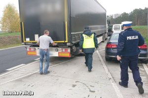 Kontrole pojazdów ciężarowych prze Policję i Służbę Celną
