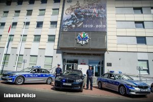 radiowozy BMW policyjnej grupy SPEED