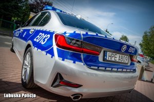 radiowóz BMW policyjnej grupy SPEED
