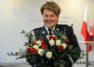 Pożegnanie z policyjnym mundurem Nadinspektor Heleny Michalak.