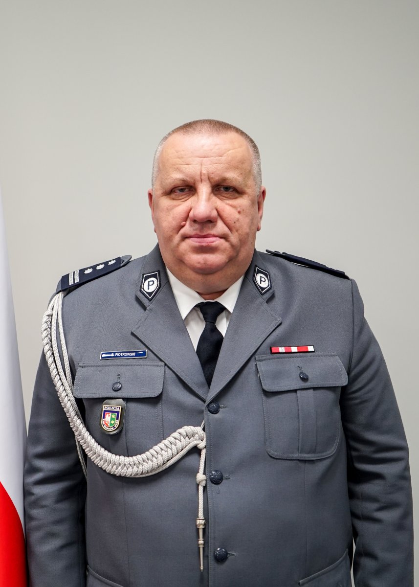 inspektor Bogdan Piotrowski – Pierwszy Zastępca Komendanta Wojewódzkiego Policji w Gorzowie Wielkopolskim