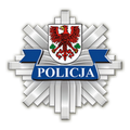 Gwiazda policyjna z herbem miasta Gorzów Wielkopolskim