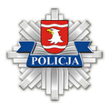 Gwiazda policyjna z herbem miasta Międzyrzecz
