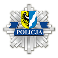 Gwiazda policyjna z herbem miasta Nowa Sól