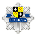 Gwiazda policyjna z herbem miasta Sulęcin