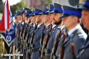 kompania honorowa Lubuskiej Policji