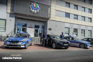 radiowozy BMW policyjnej grupy SPEED