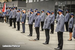 Policjanci podczas obchodów Święta Policji.