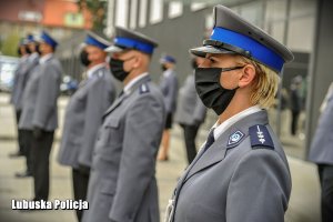 Policjanci podczas Święta Policji.