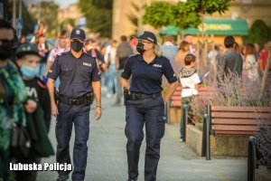 patrol Policji w rejonie stadionu