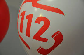 BALON Z NUMEREM ALARMOWYM 112