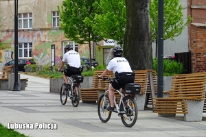 Policyjny patrol rowerowy