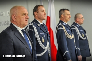 Wojewoda Lubuski i kadra kierownicza Lubuskiej Policji