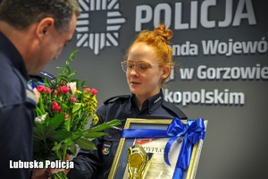 Policjantka z nagrodą za wyróżnionego policyjnego sportowca