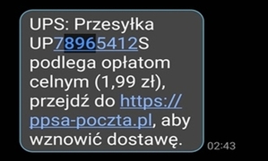 treść wiadomości SMS