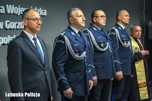 Wojewoda Lubuski i kadra kierownicza Lubuskiej Policji