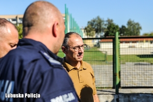 Zastępca Komendanta Wojewódzkiego Policji oraz  Wojewoda Lubuski.