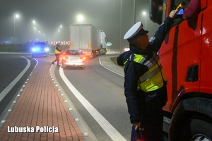 Policjanci w trakcie działań &quot;Trzeźwość&quot;