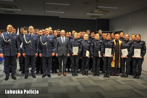 Policjanci po ślubowaniu