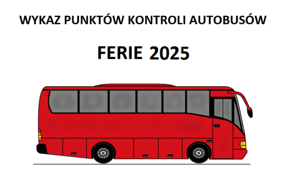 Grafika z czerwonym autobusem