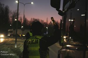 Policjanci w trakcie działań &quot;Trzeźwość&quot;