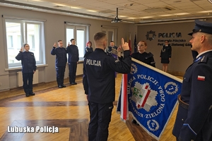 Ślubowanie policjantów