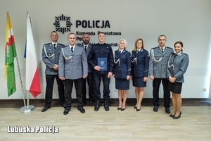 Wspólne zdjęcie policjantów