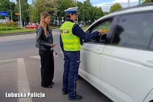 Policjanci w trakcie akcji
