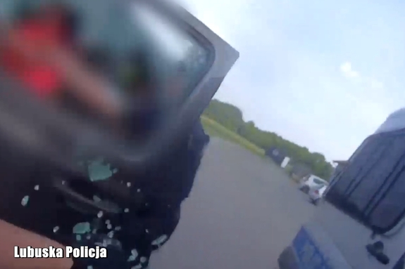 Policjanci podczas interwencji