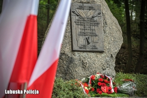 pomnik i flagi