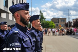 Policjanci w trakcie obchodów Święta Policji