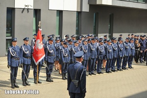 Funkcjonariusze na Święcie Policji