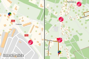 zgłoszenia na mapie