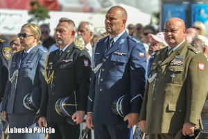 mundurowi na uroczystości