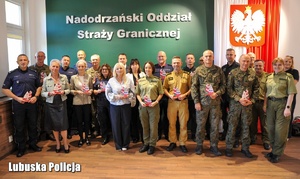 zdjęcie grupowe kierownictwa służb mundurowych