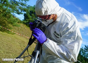 Policjant podczas konkursu
