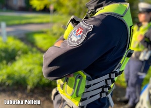 Policjant ruchu drogowego.