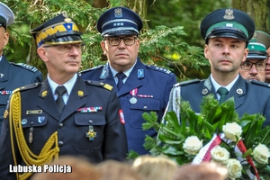 mundurowi podczas uroczystości