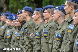 Uczniowie klasy mundurowej