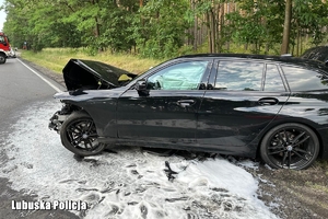 miejsce wypadku drogowego