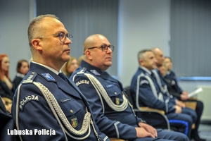 kadra kierownicza lubuskiej policji