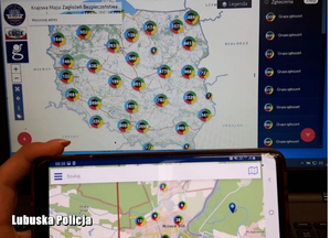 mapa zagrożeń na telefonie i komputerze