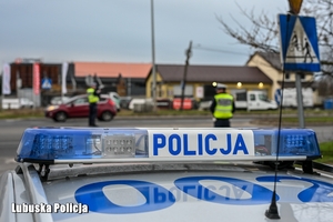 sygnały świetlne radiowozu