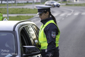 Policyjne badanie trzeźwości kierowcy