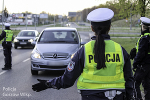 Policyjne badanie trzeźwości kierowcy