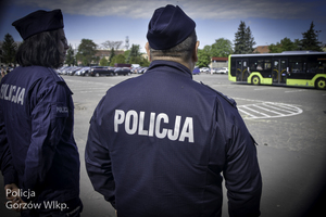 policjanci podczas ćwiczeń na gorzowskiej akademii
