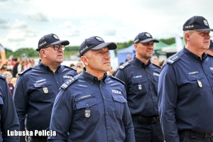 Policjanci w trakcie inauguracji