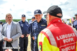 Policjanci w trakcie inauguracji